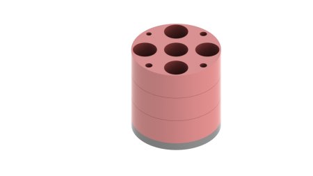 4 adapters for 20 tubes for rotor RT173